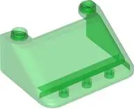 Trans-Green Windscreen 3 x 4 x 1 1/3 Large Glass Surface