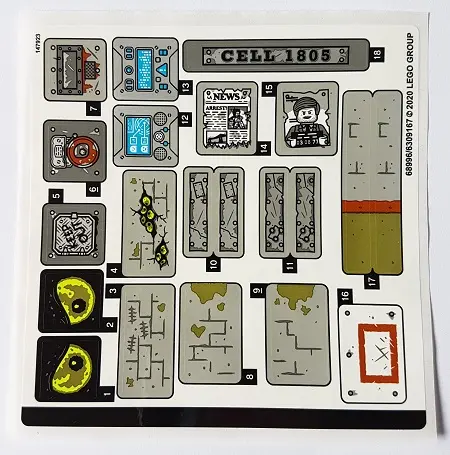 Sticker Sheet for Set 70435 - (68996/6309167)