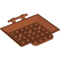 Dark Orange Minifigure, Utensil Arcade Game Cabinet Back