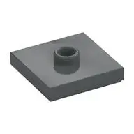 PLATE 2X2 W 1 KNOB