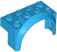 Azure Vehicle, Mudguard 4 x 2 1/2 x 2 with Arch Round