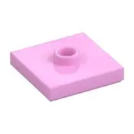 PLATE 2X2 W 1 KNOB