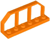 Plate, Modified 1 x 6 with Train Wagon End / Fence