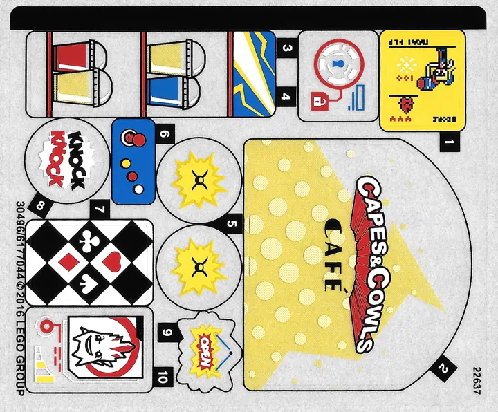 Sticker Sheet for Set 41231 - (30496/6177044)