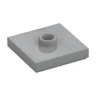 PLATE 2X2 W 1 KNOB