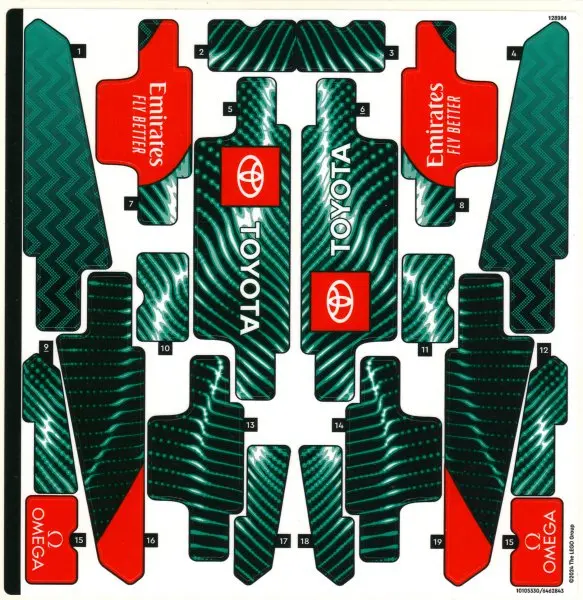 Sticker Sheet for Set 42174 - (10105330/6462843)