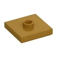 PLATE 2X2 W 1 KNOB