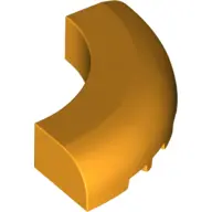 Bright Light Orange Brick, Round Corner 5 x 5 without Studs