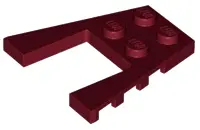 Dark Red Wedge, Plate 4 x 4
