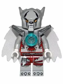 Worriz - Flat Silver Armor, Cape