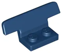 Dark Blue Vehicle, Spoiler 1 x 4 on 1 x 2 Base