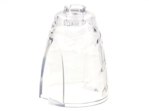 Trans-Clear Windscreen 5 x 5 x 5 Cone with Large Pin Hole on Top