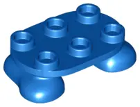 Legs with Plate Round 2 x 3 - 2 Feet