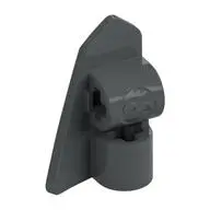 RIGHT BASE PLATE 2X3, W/ CROSS HOLE