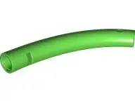 Green Dinosaur Tail / Neck Middle Section with Bar Hole and Technic Pin Hole