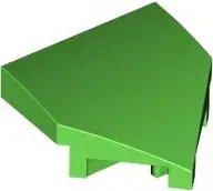 Green Wedge 2 x 2 x 2/3 Pointed