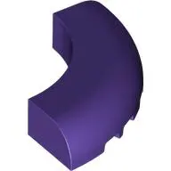 Purple Brick, Round Corner 5 x 5 without Studs