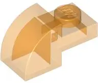 Slope, Curved 2 x 1 with Recessed Stud