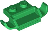 Green Plate, Modified 1 x 2 with Racers Car Grille