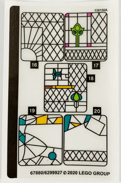 Sticker Sheet for Set 75980, Sheet 2 - (67880/6299927)