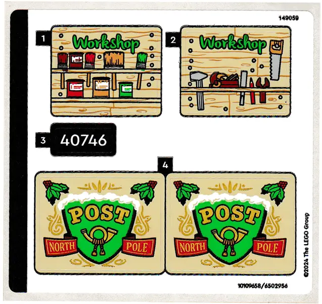 Sticker Sheet for Set 40746 - (10109658/6502956)