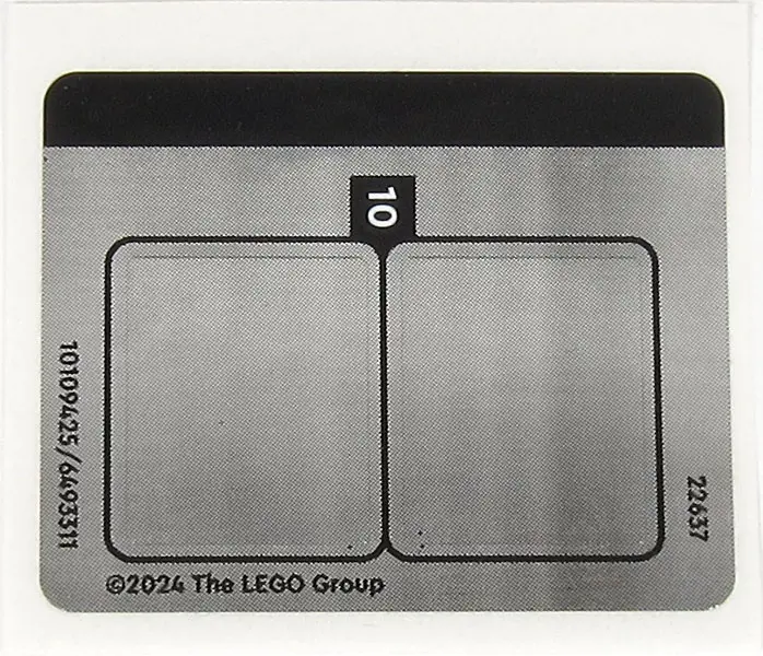 Sticker Sheet for Set 76435, Sheet 2, Mirrored - (10109425/6493311)