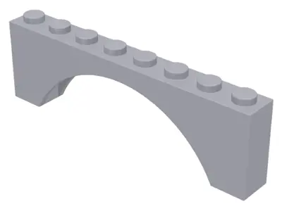 Light Bluish Gray Arch 1 x 8 x 2