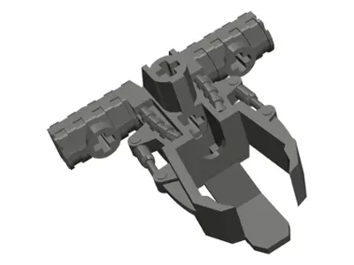Pearl Dark Gray Bionicle Zamor Sphere Launcher