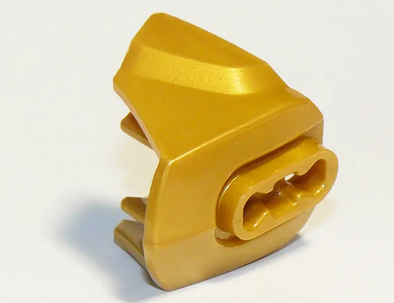 Pearl Gold Hero Factory Armor with Ball Joint Socket - Size 3