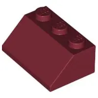 Dark Red Slope 45 2 x 3