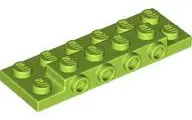 Lime Plate, Modified 2 x 6 x 2/3 with 4 Studs on Side