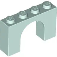 Light Aqua Arch 1 x 4 x 2