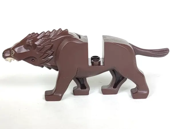 Dark Brown Warg Body with Black Nose Pattern
