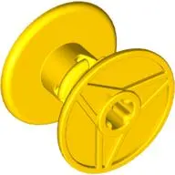 Yellow String Reel 3 x 2 x 3 Drum with Axle Hole