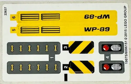 Sticker Sheet for Set 42035 - International Version - (19075/6096151)