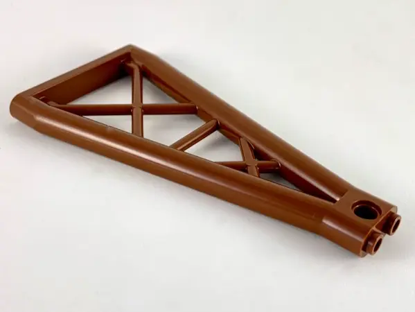 Reddish Brown Support 1 x 6 x 10 Girder Triangular