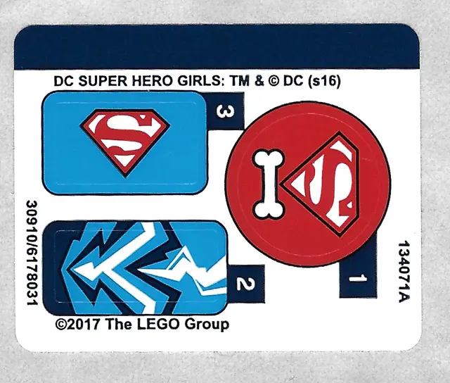 Sticker Sheet for Set 41233 - (30910/6178031)