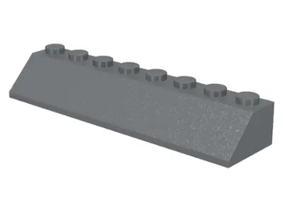 Dark Bluish Gray Slope 45 2 x 8