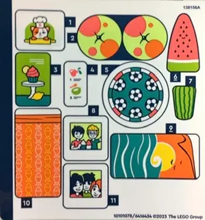 Sticker Sheet for Set 41754 - (10101078/6416434)