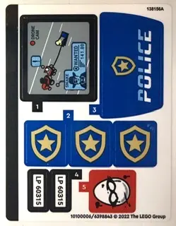 Sticker Sheet for Set 60315 - (10100006/6398843)