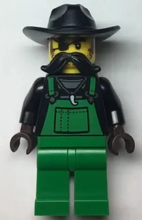 Police - Crook Snake Rattler, Green Overalls