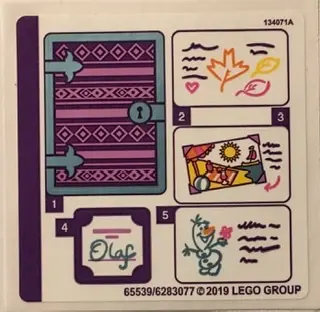 Sticker Sheet for Set 41169 - (65539/6283077)