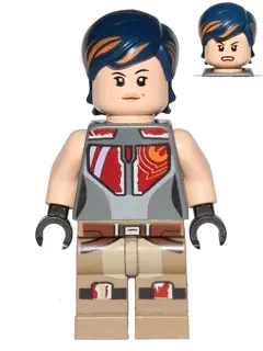 Sabine Wren - Dark Blue Hair with Orange Highlights