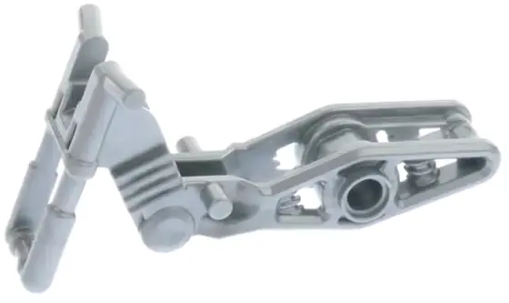 Flat Silver Motorcycle Chassis, Snowmobile