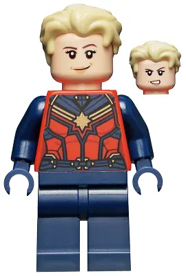 Captain Marvel (Carol Danvers) - Tan Hair Swept Back