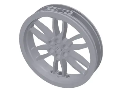 Light Bluish Gray Wheel 75mm D. x 17mm Motorcycle