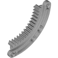 Light Bluish Gray Technic, Gear Rack 6 x 6 Curved