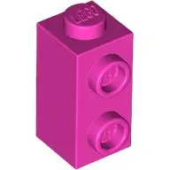 Pink Brick, Modified 1 x 1 x 1 2/3 with Studs on Side