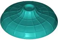 Turquoise Minifigure, Headgear Hat, Conical Asian with Raised Center