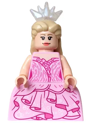- Minifigure, Bright Pink Dress, Wide Skirt